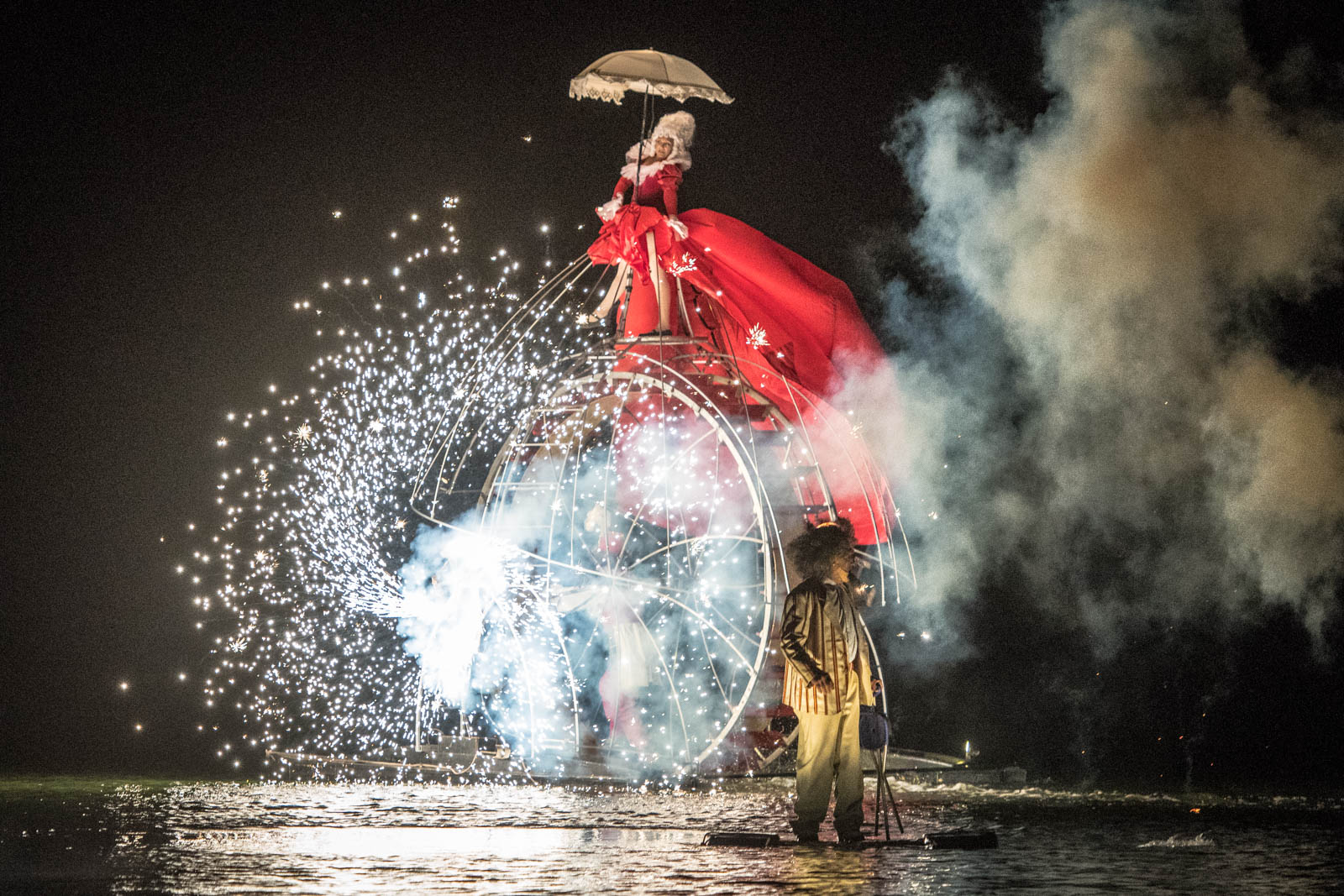 La Notte  –  spektakuläre Inszenierung auf dem Salbker See